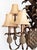Vintage Pineapple Chandelier With Fabric Shade For Sale In Naples, FL - Image 6 of 7