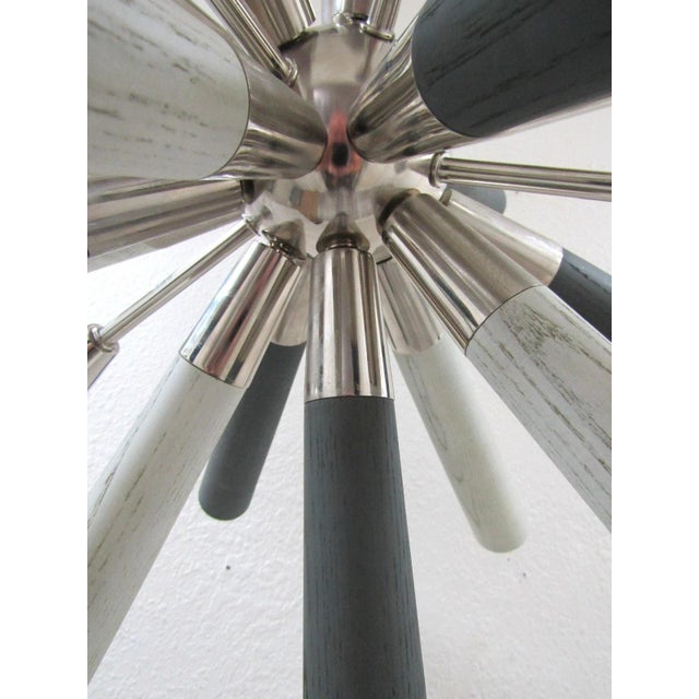 Elk Home Solara Polished Nickel Metal 6 Light Chandelier Sputnik Design For Sale - Image 12 of 15