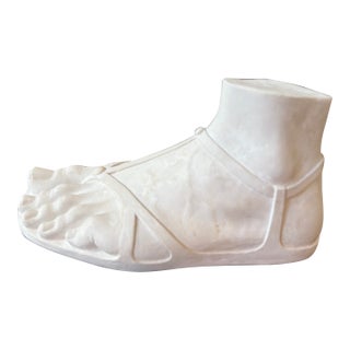 Italian Plaster Foot With Sandal For Sale