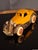 Antique Hubley Terraplane Cast Iron Coupe Toy - 3.75" Orange Streamlined Series For Sale - Image 11 of 18