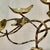 Vintage Brutalist Hand Gilt Wrought Iron Bird Candelabra – Newly Painted For Sale - Image 12 of 12
