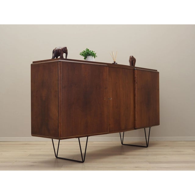 1960s Vintage Danish Walnut Highboard, 1960s For Sale - Image 5 of 16