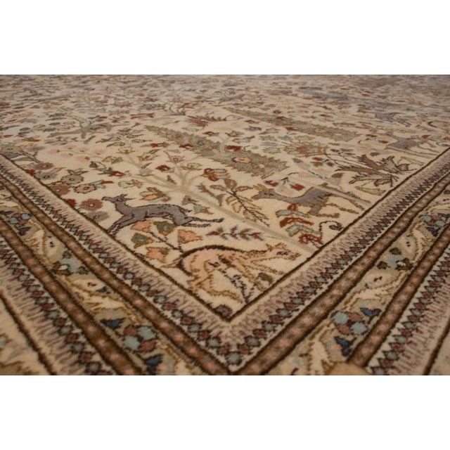 Farmhouse Vintage Tabriz Rug - 11'9" X 15'5" For Sale - Image 3 of 8