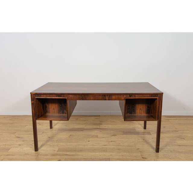 Brown Mid-Century Model Exklusiv Rosewood Desk by Erik Wørts for Ikea, Sweden, 1960s For Sale - Image 8 of 18