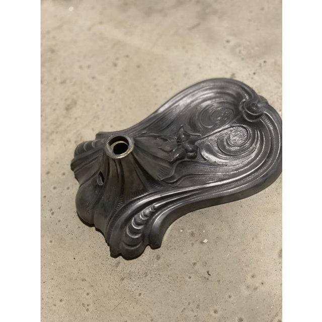 Art Nouveau Antique Art Nouveau Sconce Plate Base Part for Single Light For Sale - Image 3 of 5