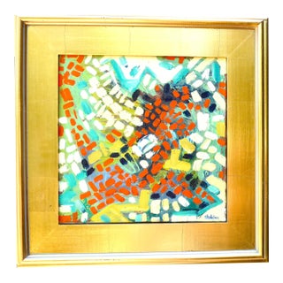 "Kaleidescope" Abstract Oil Painting Martha Holden For Sale