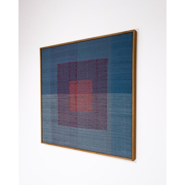 Contemporary Flag No. 26 Handwoven Tapestry by Susanna Costantini For Sale - Image 3 of 6