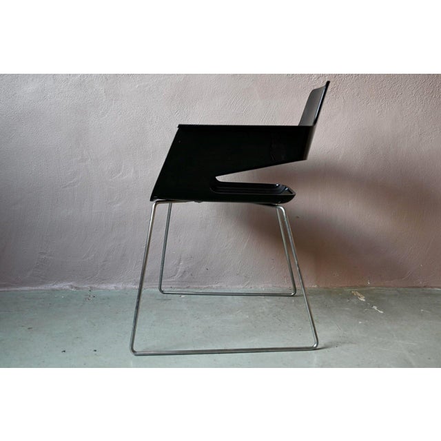 Black Space Age Futuristic Italian Arrmet B32 Armchair from Robby & Francesca Cantarruti, 2000s For Sale - Image 8 of 18