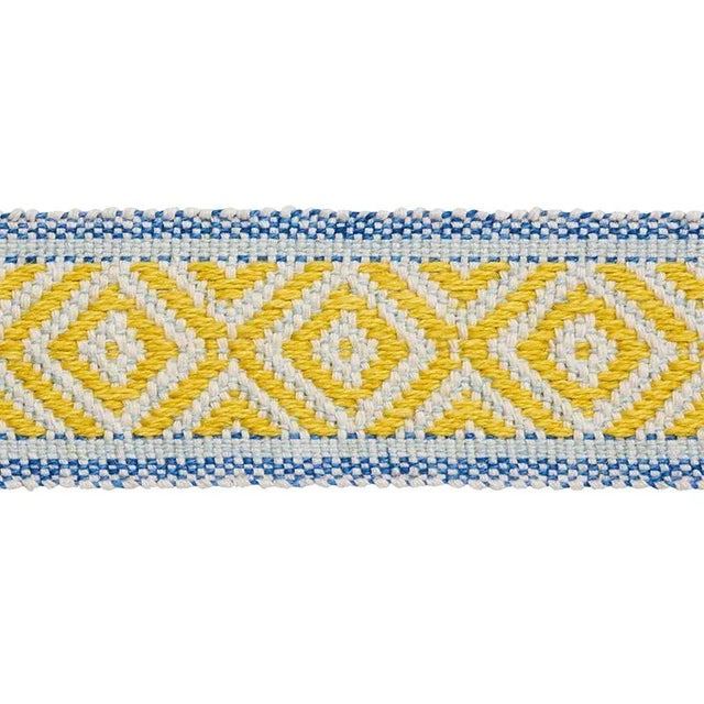 Hand woven cotton and jute make this geometric diamond tape the perfect mix of boho chic and preppy flair, with an added...