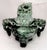 Vintage Chinese Jade Incense Burner, Covered, With Tripod Feet, Foo Dog Finial and Dragon Head Loose Ring Handles For Sale - Image 4 of 16