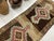 1950s Geometric Area Small Carpet For Sale - Image 5 of 5
