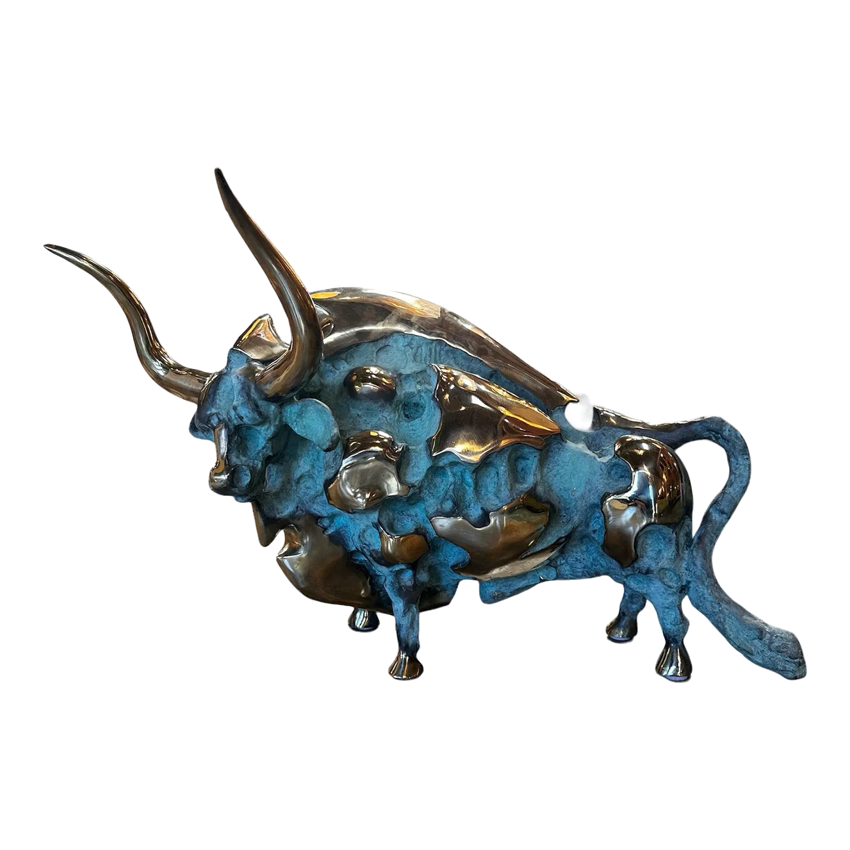 あ*猫様 galcia×BULL ORIGINAL ブルオリジナル　 ANTIC Bronze Bull Sculpture by Janez Boljka 1960s | Chairish