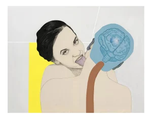 Mateo Andrea, Lenguita, 2020, Mixed Media