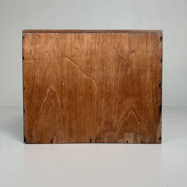 Small Japanese Drawer Cabinet with Black-Lacquered Drawer Interiors, 1930s For Sale - Image 11 of 12