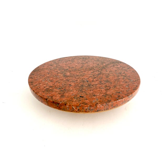 Mid-Century Granite Lazy Susan For Sale - Image 4 of 6