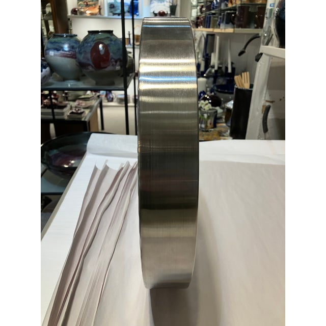 Vintage Black Silver and Green Rolex Display Wall Clock For Sale - Image 9 of 15