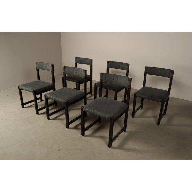 Dining Chairs by Jean Batenburg for Mi, Belgium, 1969, Set of 6 For Sale - Image 16 of 16
