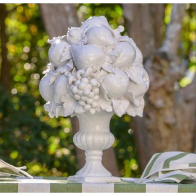 • Handmade and hand painted Italian Ceramic • Produced in the Tuscany Region, Italy • 11 inches diameter, 17 inches high •...