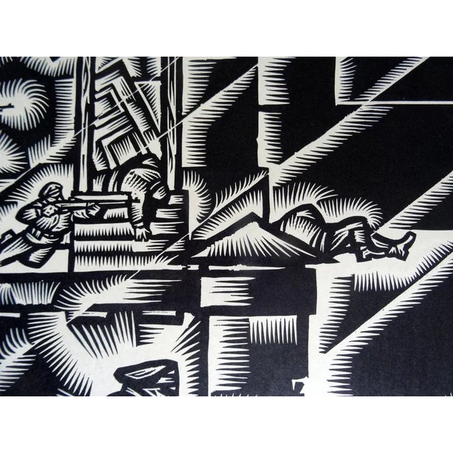 Dainis Rozkalns, Kazan, 1972, Linocut For Sale - Image 6 of 8