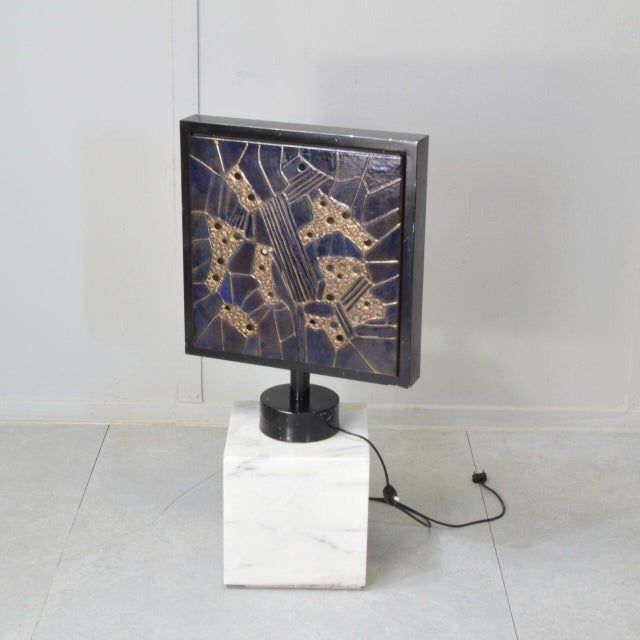 Italian Sculptural Table Lamp by Valdelsa, 1970 For Sale - Image 11 of 11