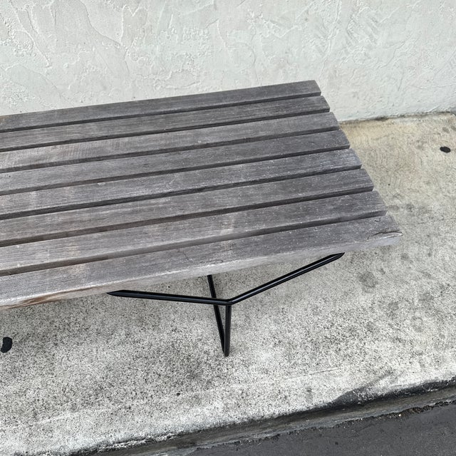 Harry Bertoia for Knoll International Bench, Model 400 For Sale In San Francisco - Image 6 of 12