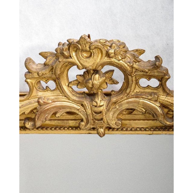 19th Century Louis Philippe Mirror with Faux Ribbon Frame For Sale - Image 3 of 9
