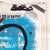 2020s Blue Heartbeat - Original Blue Abstract Street Art Painting on Newspaper by Gary John For Sale - Image 5 of 6