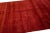 Solid Red Modern Gabbeh Style Handmade Room Size Wool Rug For Sale - Image 9 of 10