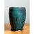 Late 20th Century Vintage Blue Green Glazed Pottery Vase For Sale - Image 5 of 12