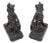 Victorian Antique Hand Carved Hard Stone - Marble Figuraive Dog Bookends - a Pair For Sale - Image 3 of 13