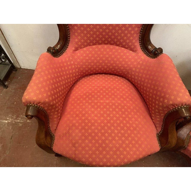 Louis Philippe Armchairs in Mahogany, Set of 2 For Sale - Image 4 of 15