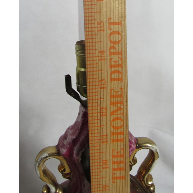 Mid 20th Century Mid-Century Lanshire Lamp / Clock For Sale - Image 9 of 12