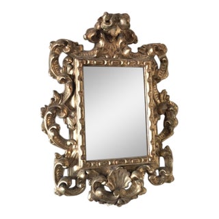 17th Century Antique Baroque Medici Florentine Gilt Wood Frame For Sale