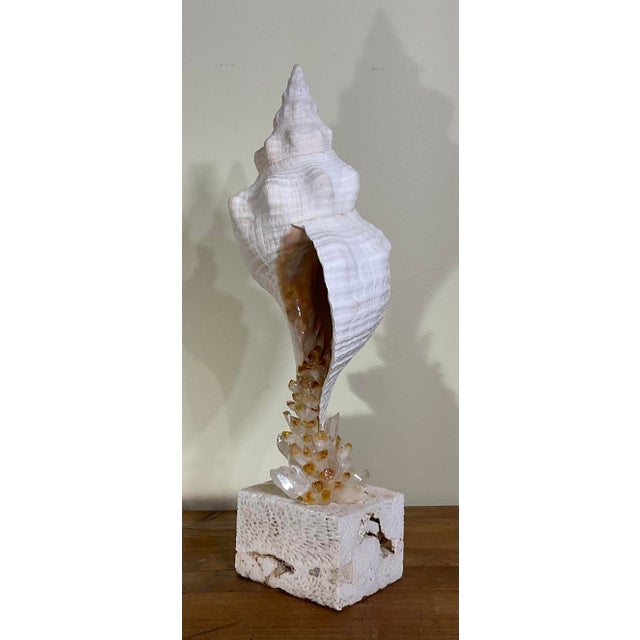 Handcrafted Marine & Mineral Sculpture by Joseph Malekan For Sale - Image 11 of 18