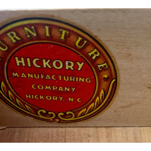 Brown Mid-Century Modern Tung-Si End Table by Hickory For Sale - Image 8 of 9