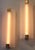These French wall lights probably come from a cinema or hotel. The very elegant and reduced form consists of a glass semi-...