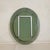 Green Italian Oval Glass Wall Mirror Attributed to Max Ingrand for Fontana Arte, 1960s For Sale - Image 8 of 8