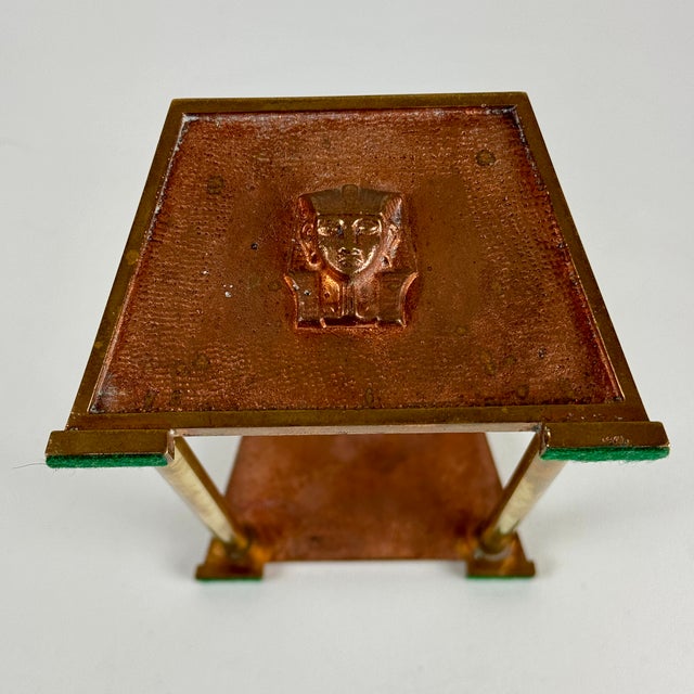 Egyptian Revival Vintage Bronze Expanding Tabletop Book Rack With ...