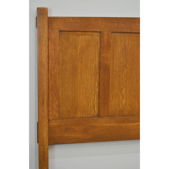 Mission Style Custom Crafted Oak King Size Headboard Chairish
