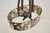 Metal Allen + Roth Drakeston Mission Stained Glass Drum Pendant Light For Sale - Image 7 of 12