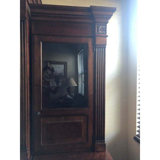 Traditional Ethan Allen Entertainment Center and Display Cases Chairish