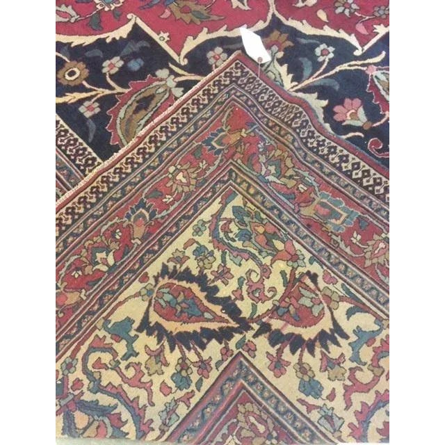 1900's Antique Persian Dorokhsh Palace Rug, 13' X 20' For Sale - Image 9 of 12