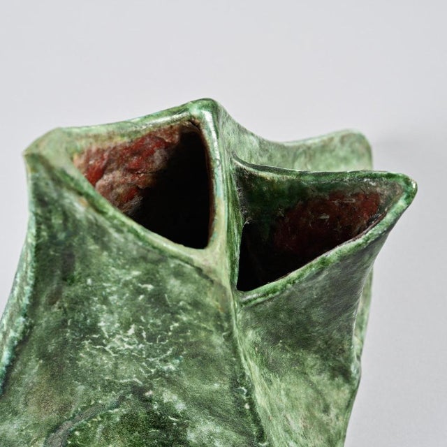 Red Vase attributed to Beatrice Cenci, Italy, 1960s For Sale - Image 8 of 11