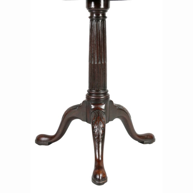 Late 18th Century George III Mahogany Tea Table For Sale - Image 4 of 9