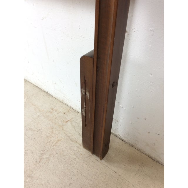 Mid Century Modern Headboard and Footboard With Beveled Detailing by Johnson Carper For Sale In Philadelphia - Image 6 of 12