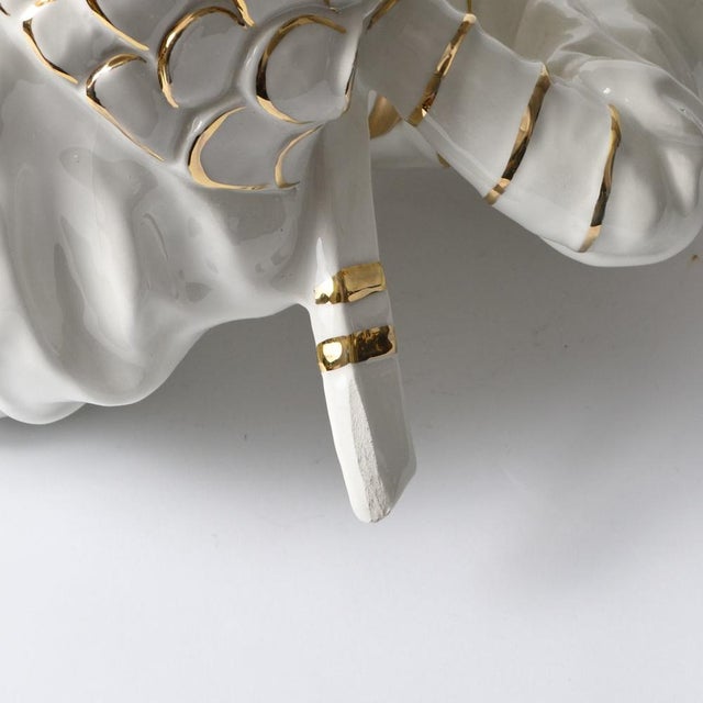 Hollywood Regency Ceramic Samurai Table Lamp, 1970s For Sale - Image 13 of 16