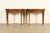 A gorgeous pair of Federal or Hepplewhite style flip-top consoles or game tables By Baker Furniture USA, Circa 1980s...