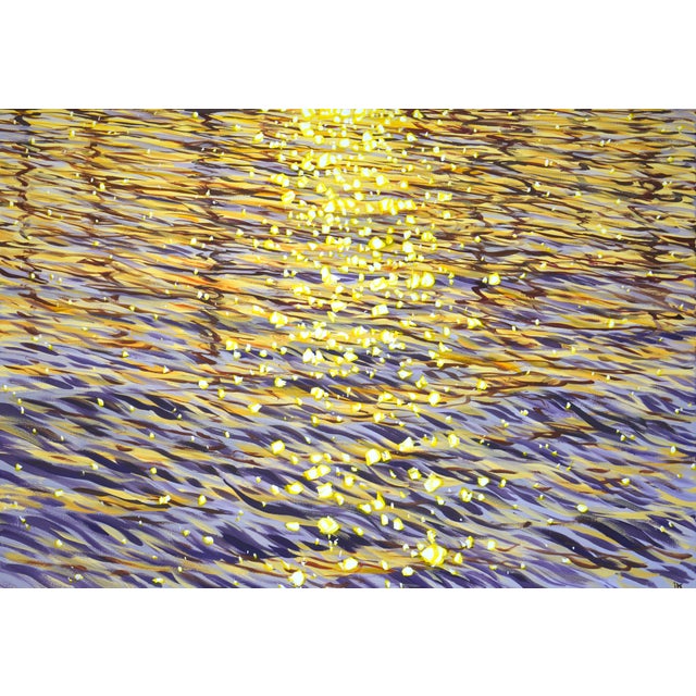 Sea. Evening Light .Modern Original Painting. For Sale