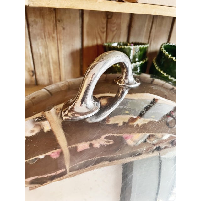 1910s Antique Silver Plated Dome From the Hotel De France Nyc For Sale - Image 9 of 9