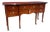 Late 20th Century Henredon Historic Natchez Collection Marble Top Console Table Server Sideboard For Sale